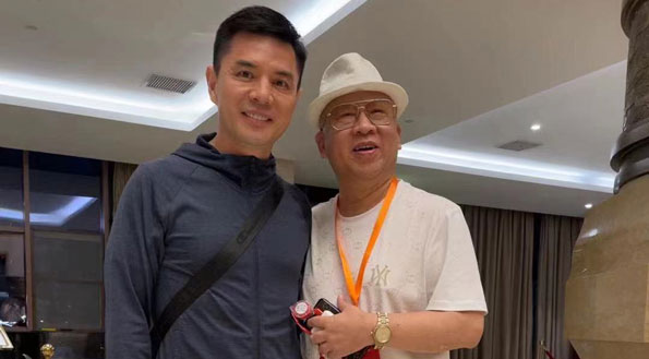 董事長與中央電視臺(tái)主持人趙普合影！